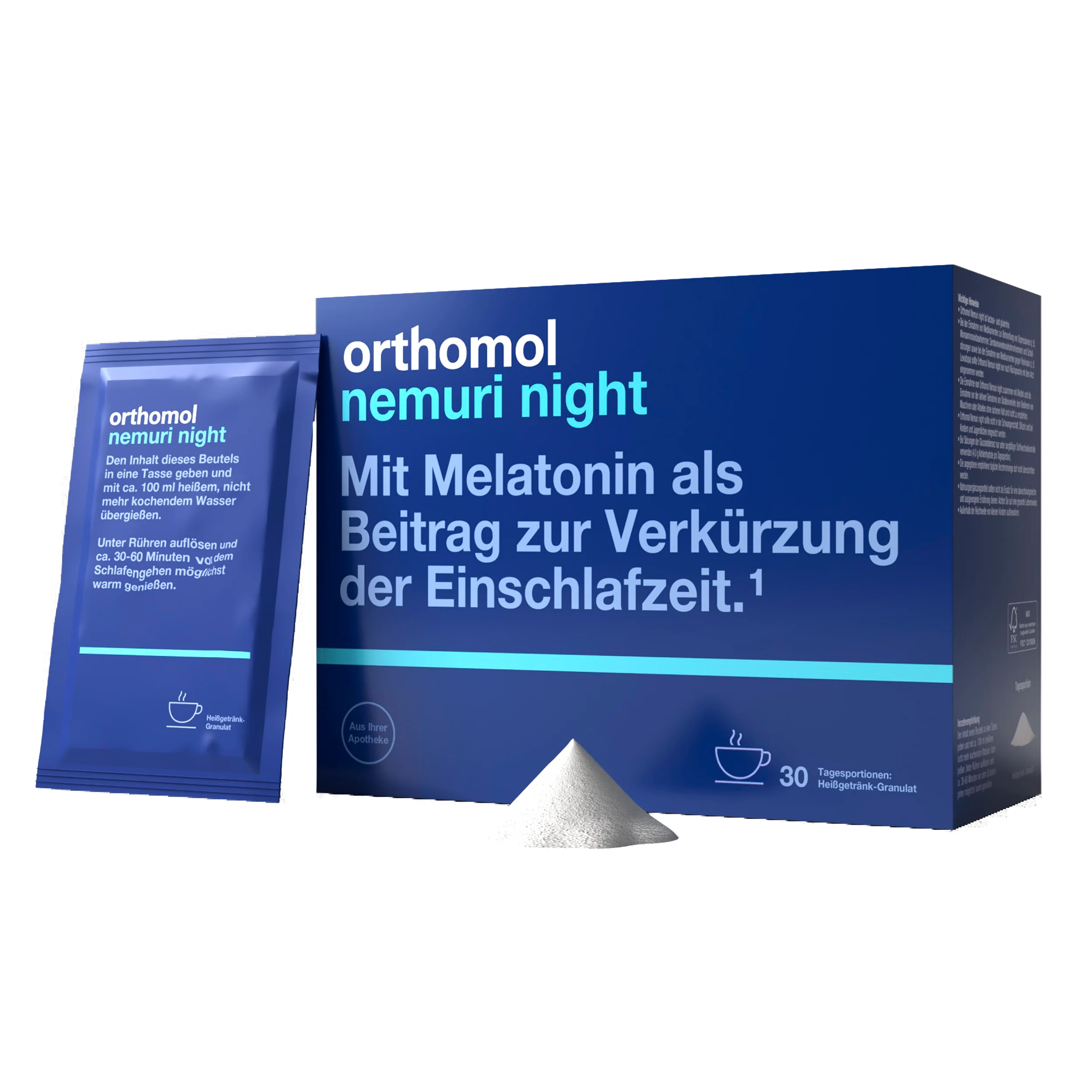 Orthomol Nemuri night — гранули прямої дії 30 порцій