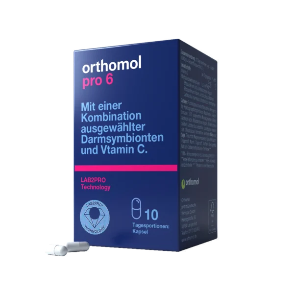 Orthomol Pro 6 — дієтична добавка для мікробіому - 10 днів