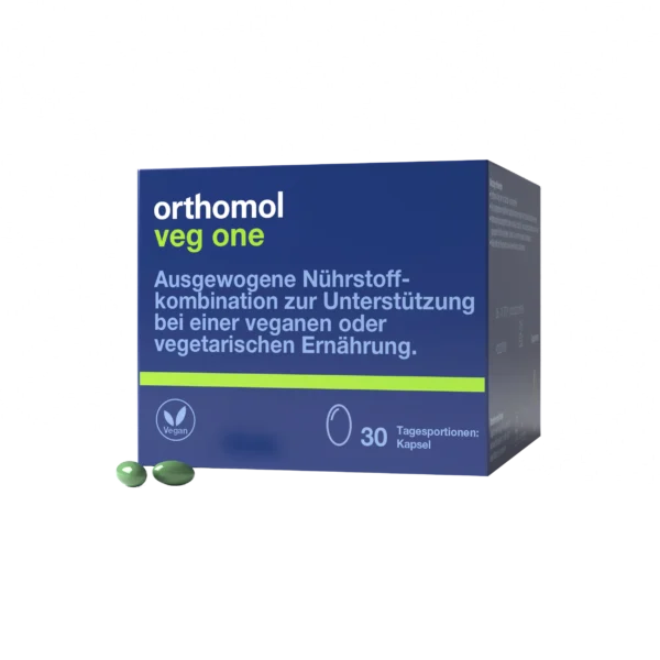 Orthomol Veg One — вітамінно-мінеральний комплекс для веганів 30 капсул
