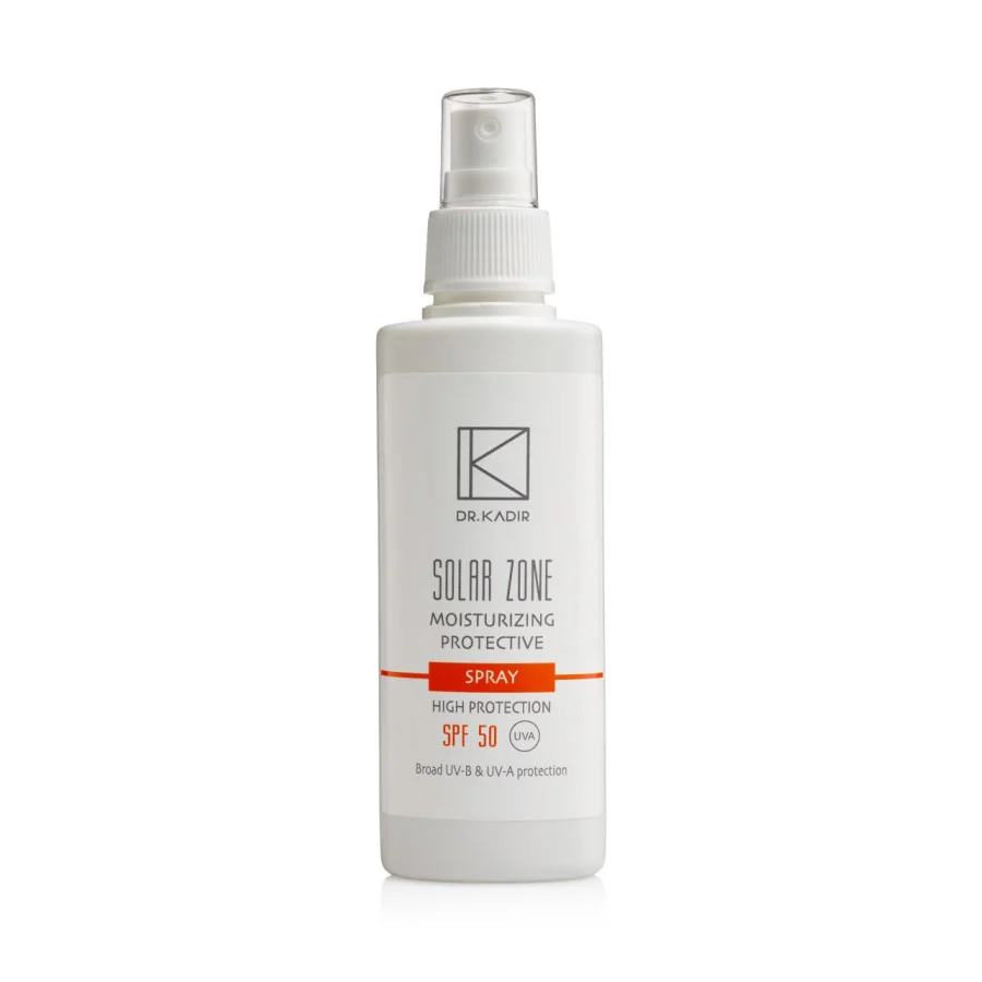 Dr. Kadir Solar Zone Moisturizing Protective Spray SPF 50+ — зволожуючий сонцезахисний спрей spf 50+ 125 мл