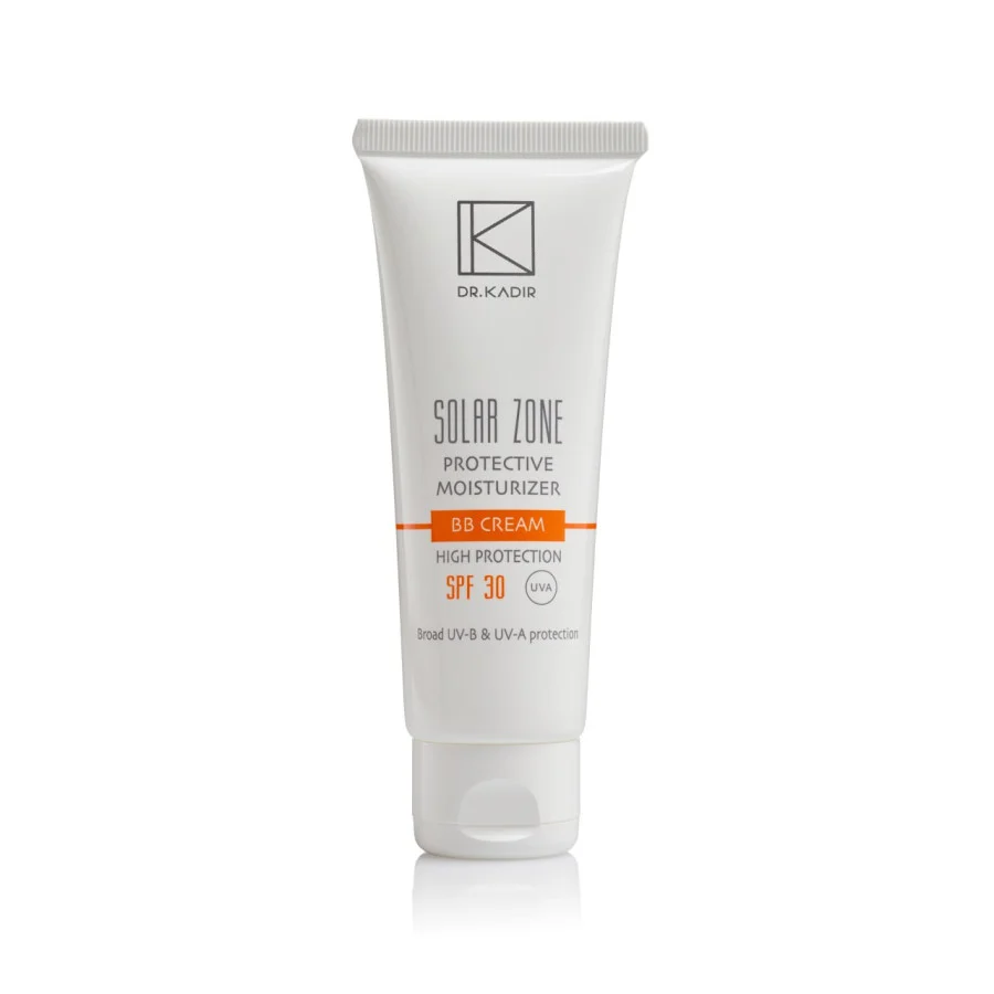 Dr. Kadir Solar Zone Moisturizing Protective BB Cream SPF 30+ — сонцезахисний зволожуючий вв-крем з тоном spf 30+ 75 мл