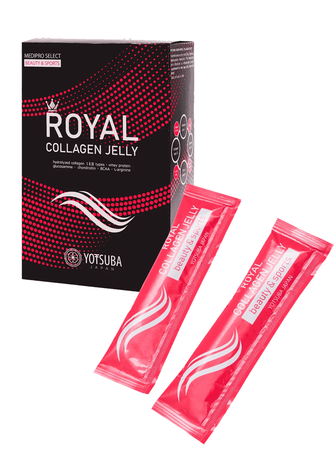 Youtsuba Royal Collagen Jelly — три види колагену 15 стіків