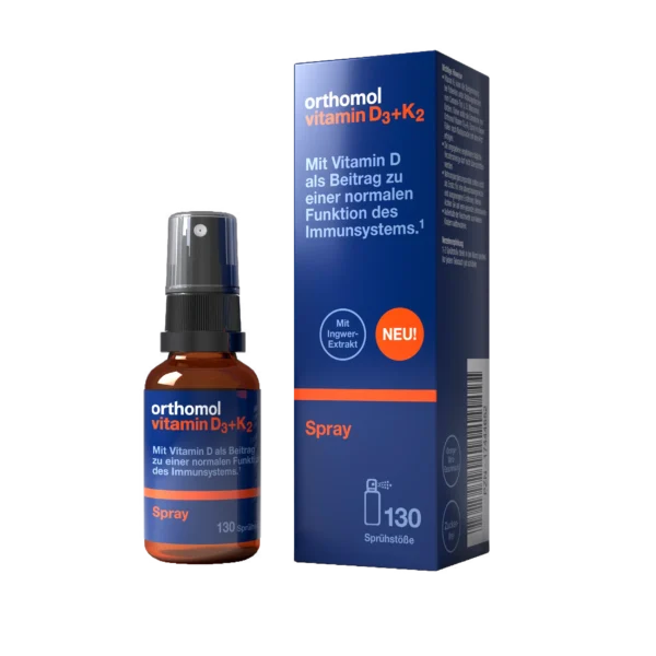 Orthomol Vitamin D3+K2 Spray — полівітамінний комплекс спрей 20 мл