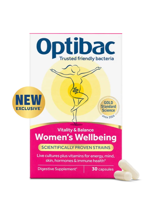 Optibac Women's Wellbeing — пробіотик з вітамінами для жінок 30 капсул