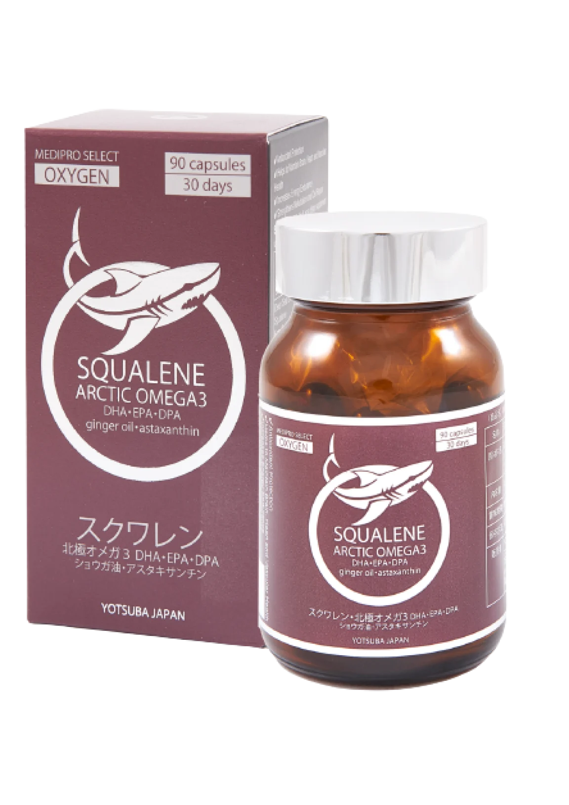 Youtsuba Squalene And Arctic Omega3 — преміальний комплекс 90 капсул