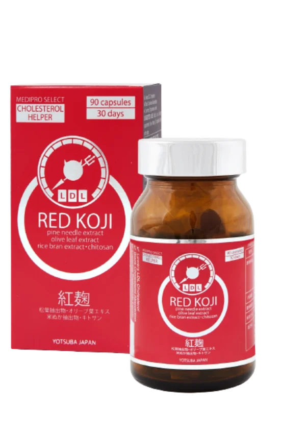 Youtsuba Red Koji — зниження холестерину 90 капсул