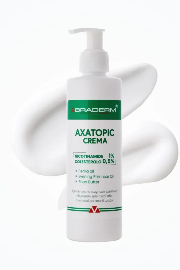 Braderm Axatopic Cream — зволожуюча емульсія з керамідами 250 мл